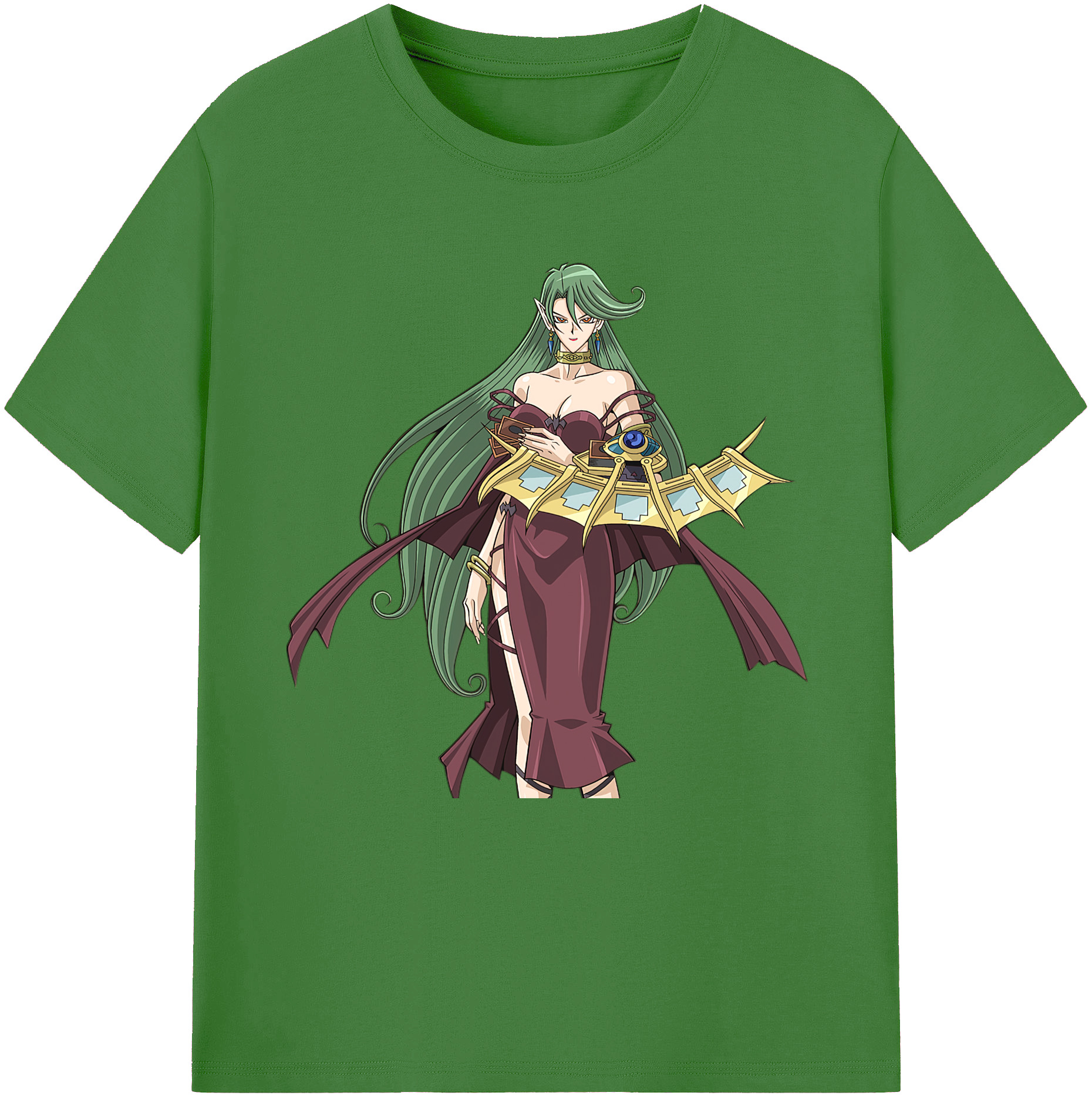 （画像用） 遊☆戯☆王 Yu-Gi-Oh! レディースカジュアルプリントTシャツ（綿100％）